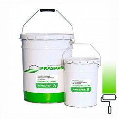 Полиуретановая антистатичная краска по бетону «PRASPAN® PU-C102 AS» зеленая полуматовая